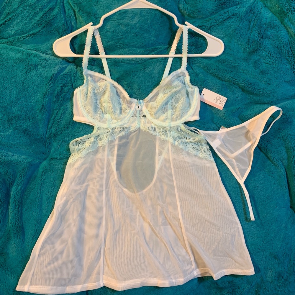 Sexy see through Lingerie- 2 PC Set- Top & Thong